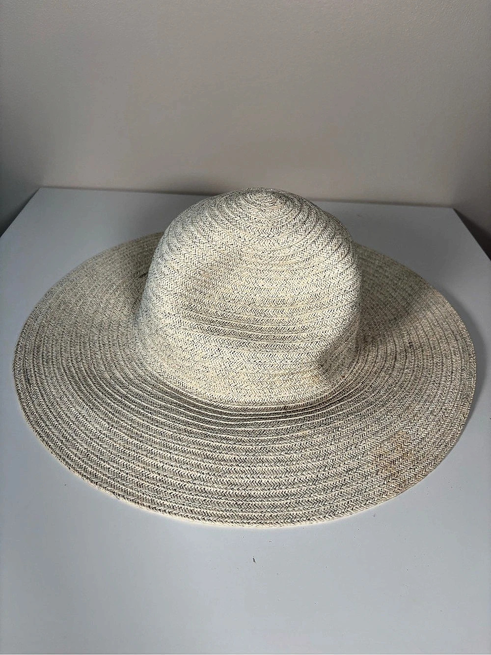 Fairweather Wide Brim Sun Hat in Beige 58 cm Like New